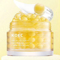 Crème hydratante pour le visage KOEC Korea Deep Vitamin C Turmeric Collagen PDRN PINK TXA Niacinamide Capsule