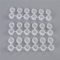 Vente directe d'usine vide 2ml 3ml 5ml 10ml clair 6 bandes enfants peinture Pot peinture Pot bande
