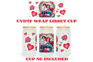 สติ๊กเกอร์กันน้ำลายการ์ตูน PET ขนาด 16 ออนซ์ แบบกำหนดเองสำหรับแก้วน้ำ แก้วมัค ลายฮิสแปนิก แบบ UV DTF - Product Image 5