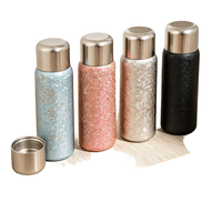 Bouteille d'eau écologique en titane pur à double paroi, multicolores, isolée sous vide, avec infuseur à thé