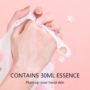 Spa pour la <span class=keywords><strong>Maison</strong></span> Peaux Sèches Hydratant avec Logo Personnalisé Chaleur Rapide Manucure Anti-dessèchement Soin des Mains <span class=keywords><strong>Masque</strong></span> pour les Mains Vente en Gros - Product Image 3