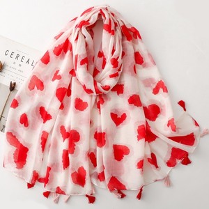 Flower Printed Cotton Feeling Headscarf <b>Beach</b> Travel Stoles for Ladies Long Large Floral Pattern Scarves Shawls - Product Image 6