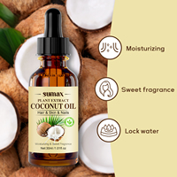SUMAX 30ml noix de coco 3 en 1 soin des cheveux huile essentielle peau cheveux escargot multi-fonction huile de noix de coco