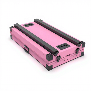 Jaula de Viaje para Perros de Aluminio Más Vendida de Fábrica, Jaula Plegable Portátil para Mascotas con Ventilación para Transporte en Avión y Automóvil, Seguridad - Product Image 4