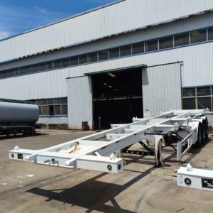 20ft & 40ft Steel Shipping Container Transportation Skeleton Semi <b>Trailer</b> Truck <b>Trailers</b> Container Chassis Semi <b>Trailer</b> - Product Image 4
