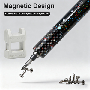 66-Piece <b>Screwdriver</b> Set Chrome OEM Customizable Cordless Adjustable Torque Interchangeable Bits Repair Tool - Product Image 2