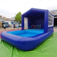 Canapé de piscine gonflable portable d'extérieur en PVC 0,9 mm, capacité 500 kg, pour 10+ passagers, taille, couleur et logo personnalisables, garantie 3 ans