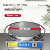 Offres Spéciales 45CM Diamètre Commercial Électrique Automatique Crêpière Machine Haute Productivité Hôtels Crêpières Crêpières