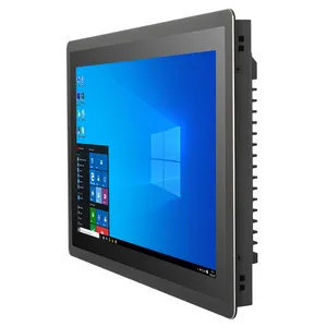 Embedded Touchscreen 15.6 18.5 21.5 23.6 27 Inch Interactieve-Panel Lcd Monitor Wifi All In One Industriële Panel Pc met 12V Dc