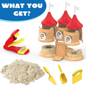 Kinetiek Zintuiglijke Kinderen Spelen Zand Bouw Speelgoed Huis Fort Kit Kinetiek Speelgoed Zand Speelset - Product Image 5