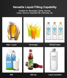 Machine de remplissage numérique à double tête pour liquides, détergents, huiles, jus, lait, eau, sauces, boissons, sirops – Grande capacité - Product Image 5