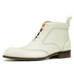 Bottes de Travail pour Hommes Printemps-Automne en Cuir Véritable avec Motif Alligator Embossé, Semelle en Caoutchouc Solide, Imperméables - Product Image 6