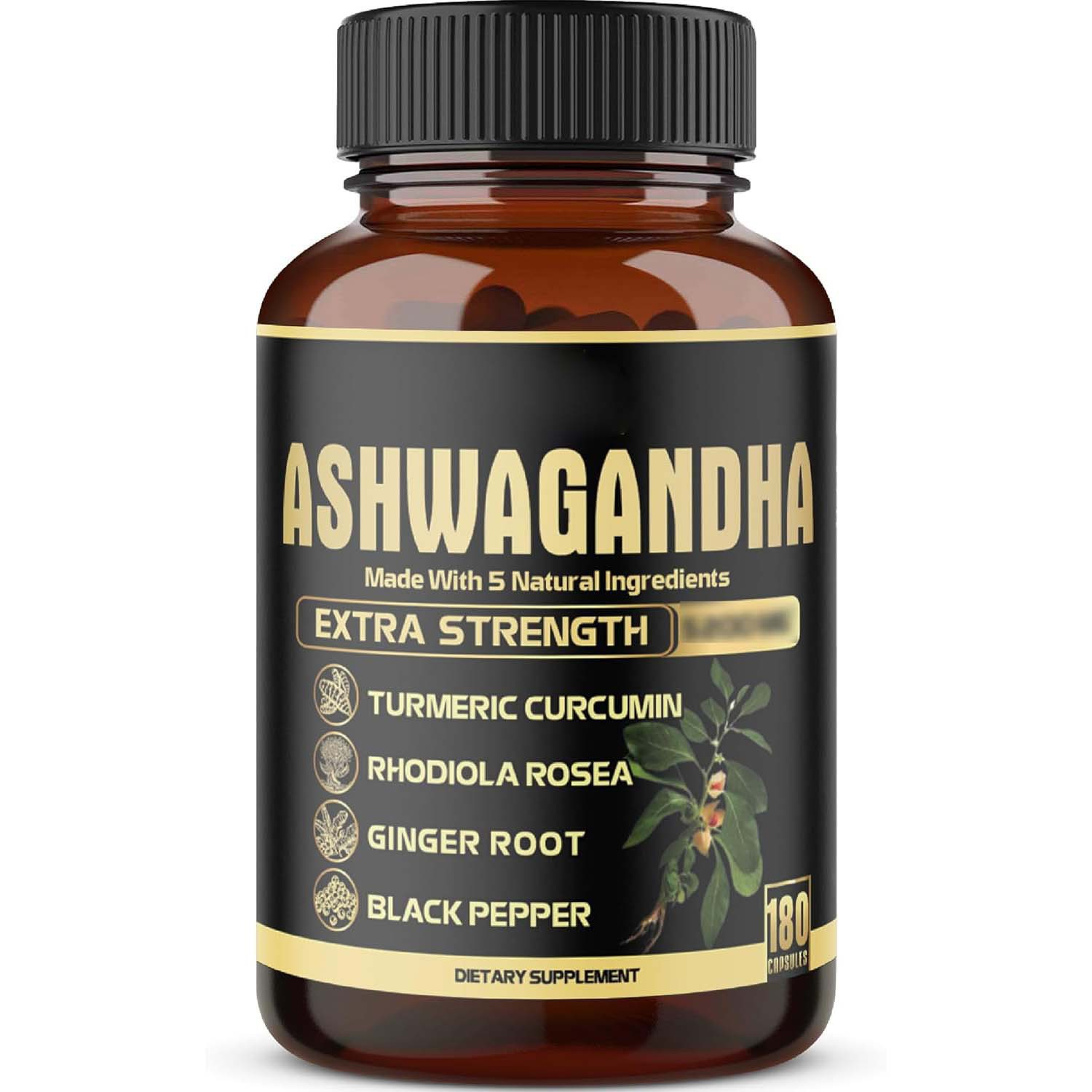 Hot Selling High Quality Sleep Healthcare Supplement Good Mood Herbal Ashwagandha Root Extract Capsules