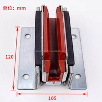 Chaussure de guidage d'ascenseur, chaussure de guidage principale du rail, chaussure de guidage coulissante, doublure de chaussure de guidage 9 mm 10 mm 16 mm SLG20 pour KONE