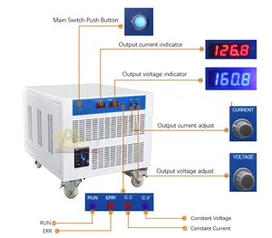 25000W 200vdc 125Amp Stabilized adjustable voltage stabilizing constant current 200v 125a variable dc power supply