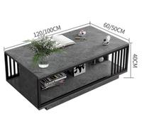 Salon ménage marbre table basse lumière luxe simple table à thé