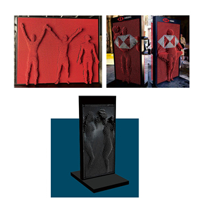 PAPAILO Équipement de jeu interactif mural à gravure tridimensionnelle avec fonction de détection tactile, modèle viral combiné - Product Image 4