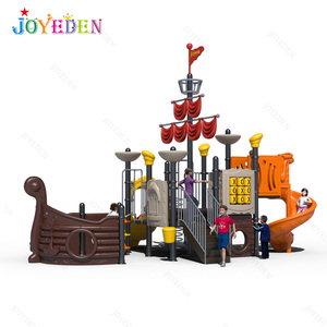 Chất lượng cao lớn ngoài trời vui chơi giải trí thiết bị tàu cướp biển Toddler nhựa trẻ em sân chơi trượt ngoài trời cho các trường học - Product Image 4