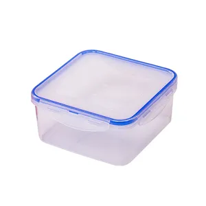 Contenitore per alimenti in plastica per la casa e la cucina a tenuta stagna trasparente per uso alimentare a microonde di qualità migliore