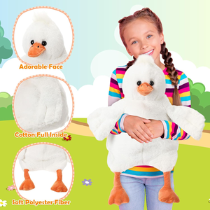 Peluche de Pato de 20 Pulgadas, Suave y Abrazable, Almohada de Peluche, Regalo Emocional y Reconfortante para Niños y Amigos - Product Image 3