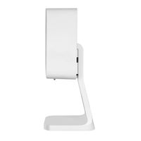 Distributeur de savon mousse à détecteur de mouvement infrarouge blanc 1000 ml, mural, en plastique ABS, avec bouteille rechargeable, alimenté par prise/batterie
