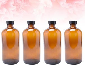 ขวดบรรจุภัณฑ์เครื่องสำอางเปล่า สีเหลืองอำพัน สำหรับผลิตภัณฑ์บำรุงผิวหน้า เซรั่ม น้ำมัน ฝาปิดแบบป้องกันเด็ก ป้องกันการงัดแงะ ผิวใส ปั๊มลายทอง - Product Image 5