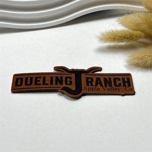 بيع بالجملة ملصقات جلد صناعي بسعر المصنع ملابس مخصصة قابلة للغسل ملابس إصلاح حقيقي جينز - Product Image 2