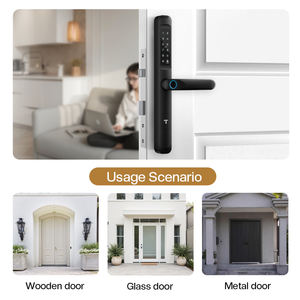 Tenon K9 tastiera elettronica intelligente maniglia serrature per porte impronte digitali biometriche all'interno Keyless Digital Slim Tuya Smart Lock - Product Image 4