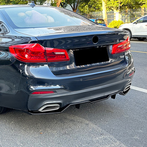 Amp-Z Rear Lip Spoiler Carbon Fiber Texture Matte Finish For Bmw 5 Series G30 M Sport 2018-2020 Mp Style - Product Image 3