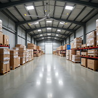 Ventilateur de plafond HVLS industriel pour le refroidissement de grandes surfaces dans les centres logistiques et les hubs de distribution