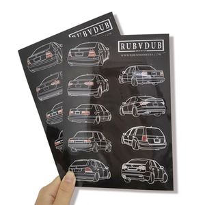 Feuilles d'autocollants personnalisés avec logo, styles variés, autocollants en vinyle imperméables - Product Image 6