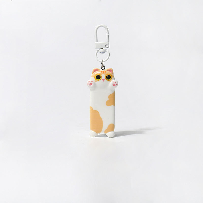 Longue clé de chat orange = chaîne