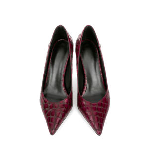 2023 <span class=keywords><strong>Collection</strong></span> d'été confortable 8.5cm pompes de bureau formelles pour femmes talons hauts motifs de pierre Sexy talons aiguilles sans lacet pour - Product Image 5