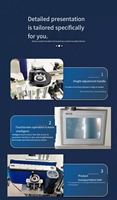 Machine d'étiquetage automatique électrique JH haute productivité pour pots de miel, bouteilles de vin, boîtes de conserve de thon et autres contenants, avec étiquettes autocollantes en bois