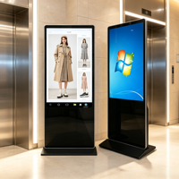 Pantalla Digital Táctil IR Vertical de 43 Pulgadas para Interiores, Animación de Inicio Personalizada, Compatible con USB y Red, Publicación de Contenido Dual