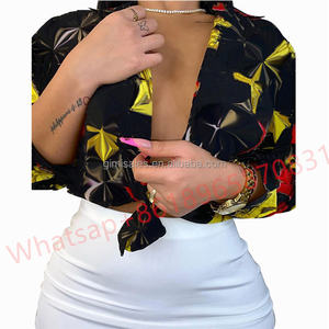 Kemeja blus sutra desainer lengan panjang wanita, atasan blus bercetak elegan Musim Semi dan Gugur - Product Image 6