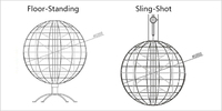Écran sphérique LED créatif d'intérieur 360° en couleur, affichage numérique immersif à pas fin P1.667, écran boule numérique 1200 nits de luminosité
