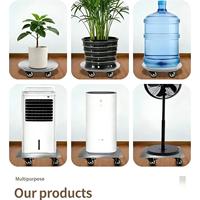 Chariot robuste en acier inoxydable pour plantes - Roues verrouillables, plateau mobile pour grandes jardinières, bouteilles d'eau et appareils électroménagers