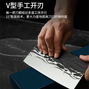 Quickly hand-forged kitchen knife, popular online brand, sharp slicing knife, chef's bone-chopping knife, street vendor knife - Product Image 2
