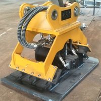 Offre Spéciale : Compacteur à plaque vibrante hydraulique pour excavatrice de marque RB, en acier Q355, haute fréquence, haute durabilité, facile à utiliser