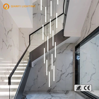 Suspension LED moderne 5W en aluminium noir, luminaire protecteur des yeux, température de couleur 3000/4000/6000K, garantie 2 ans, pour salle à manger