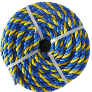 Cordon d'emballage en nylon torsadé haute durabilité, monofilament, 3 brins, en polypropylène synthétique, matériau d'origine - Product Image 2