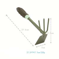 Outils de jardin multifonctionnels de nouvelle conception, couleur verte, avec poignée ergonomique pour le désherbage et le desserrage du sol