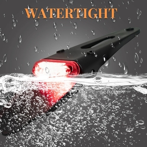 Soporte de matrícula para guardabarros trasero de motocicleta con lámpara de freno LED 12V para <span class=keywords><strong>Enduro</strong></span> Dirt Bike para Suzuki Kawasaki lámpara de freno - Product Image 5