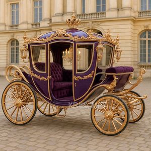 Chariot de Mariage Sans Chevaux pour Visites Touristiques, Nouveau Design, Fonctionnant sur Batterie, Style Royal Classique - Product Image 6
