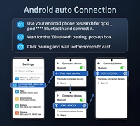 Caméra embarquée double avec moniteur à distance 4G, écran CarPlay, Android Auto, écran tactile 10,26 pouces, navigation GPS, système de sécurité DVR pour voiture