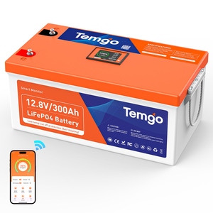 Baterai LiFePO4 12V 300Ah dengan Pemanas Otomatis, Layar LCD, Bluetooth, Sempurna untuk RV, Motorhome, Off Grid, Trailer & Camper - Product Image 1