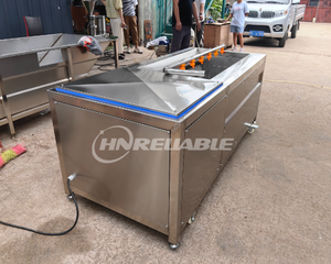 Tự động horseradish rửa và máy lột/khoai lang làm sạch và máy lột/Cán bàn chải Peeler cho cà rốt - Product Image 5