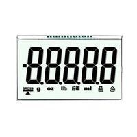 Balance électronique LCD personnalisable avec affichage du poids à 5 chiffres et écran d'affichage à cristaux liquides transmissifs TN/HTN