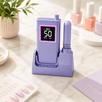 Machine à ongles rechargeable 50000 tr/min, batterie 1800 mAh, charge complète en 3h, 8h d'autonomie, manucure électrique, chargement USB